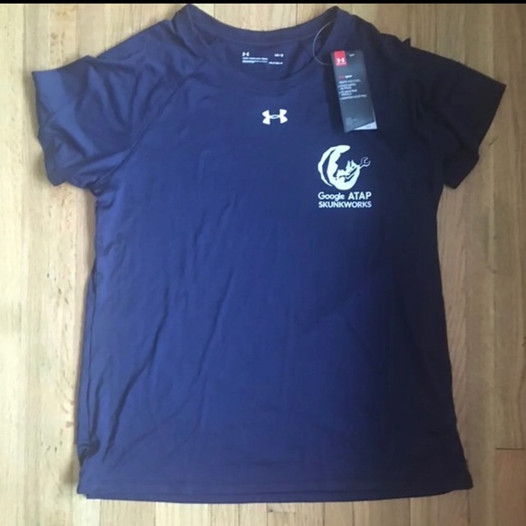 L ATAP Google Skunkworks team ladies UA T-shirt RARE - Picture 1 of 4